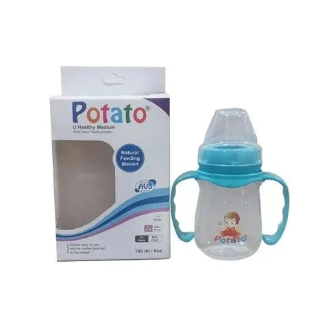 Potato Feeding Bottle Wide Neck With Handle 6675 180ML