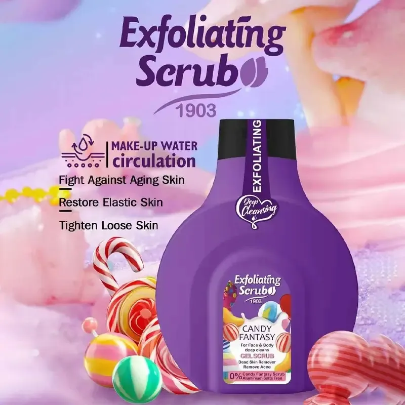 Fruit Of The Wokali Body Scrub Exfoliating Candy Fantasy  350ML