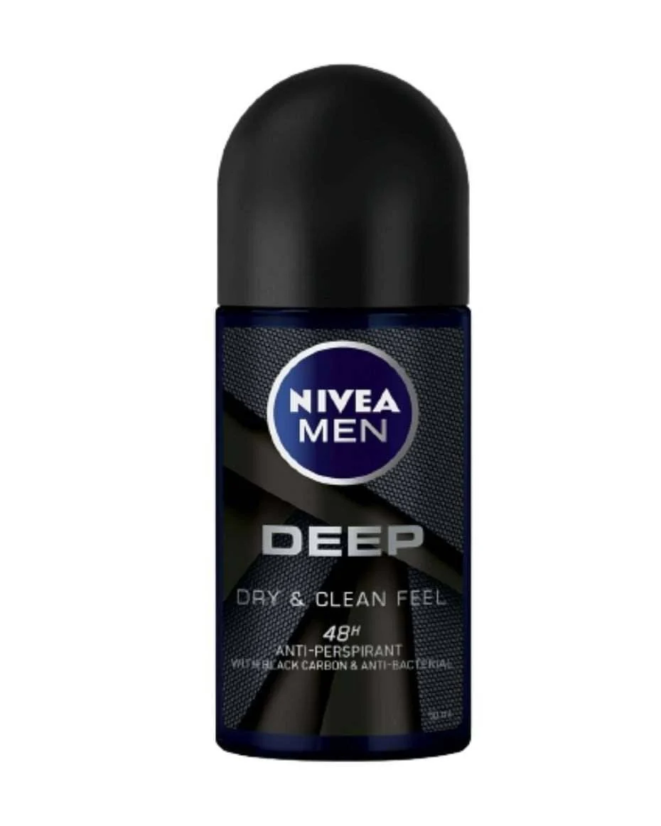 Nivea Deodorant Roll On Men Deep Dry And Clean 50ML