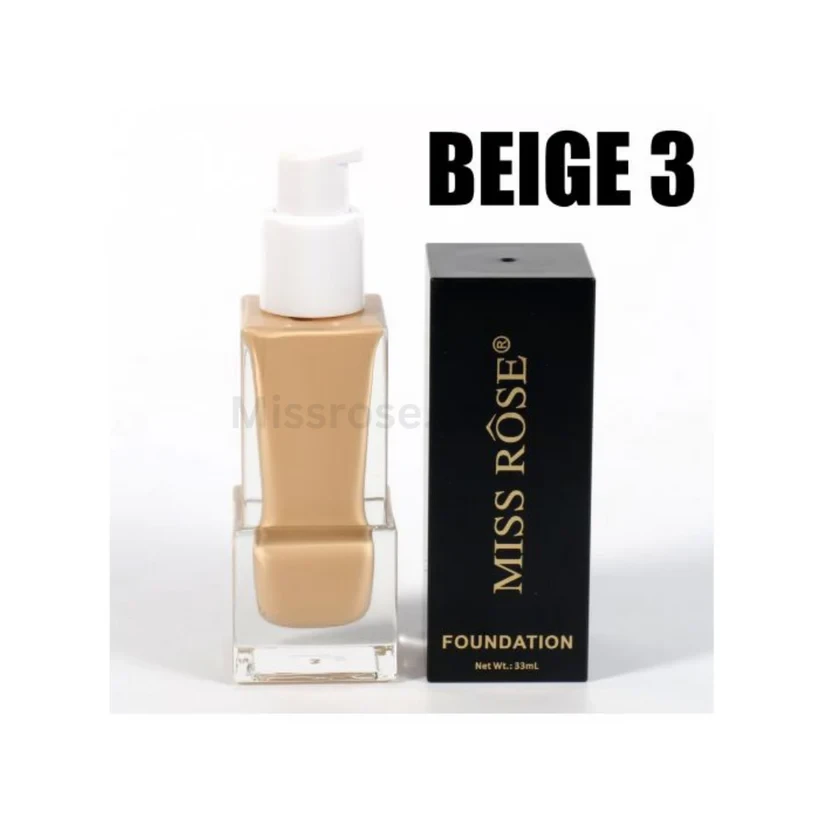 Miss Rose Foundation Black Beige 03 7601-016 30ML