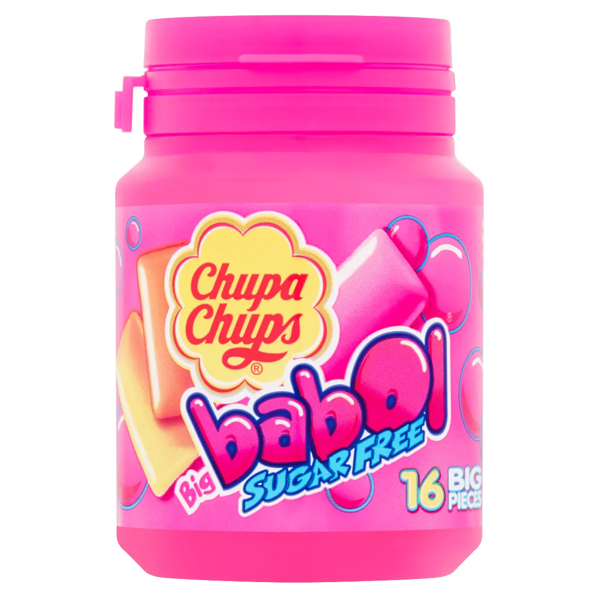 Chupa Chups Big Babol GUM Sugar Free 16PCS 64G