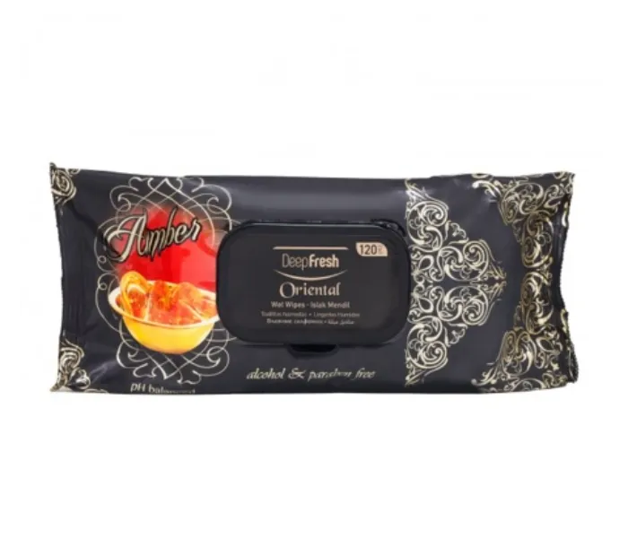 DeepFresh Wet Wipes Amber 120 Pcs