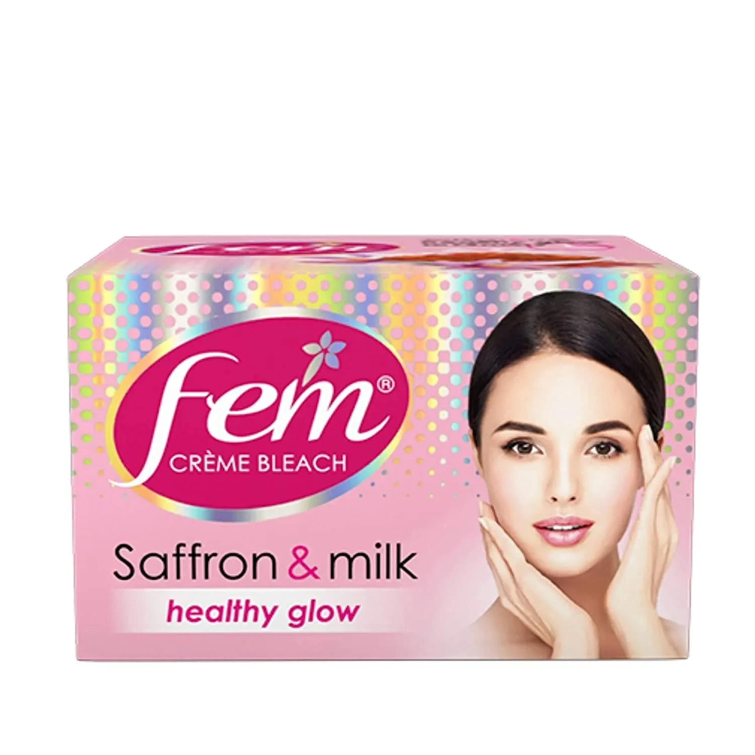 Fem Creme Bleach Saffron And Milk Healthy Glow 40G