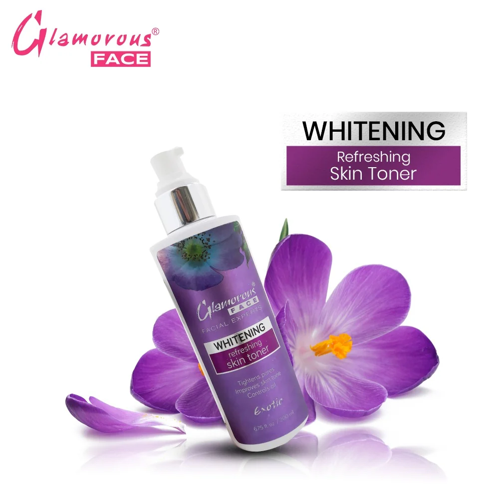 Glamorous Face Skin Toner Exotic Refreshing Whitening 200ML