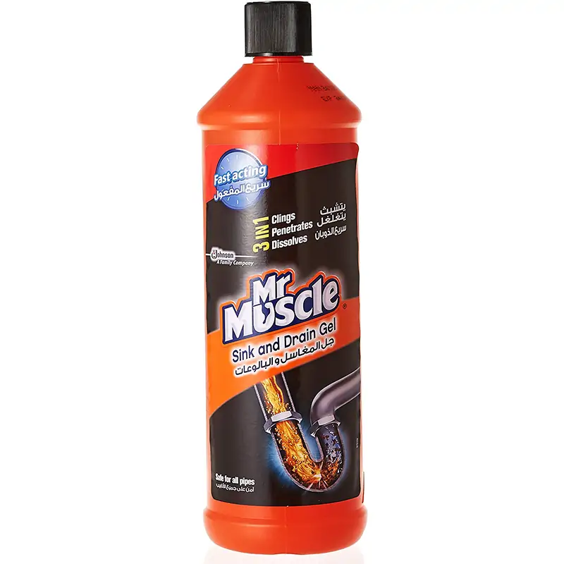 Mr Muscle Drain Gel Destroys The Worst Clogs 1000ML