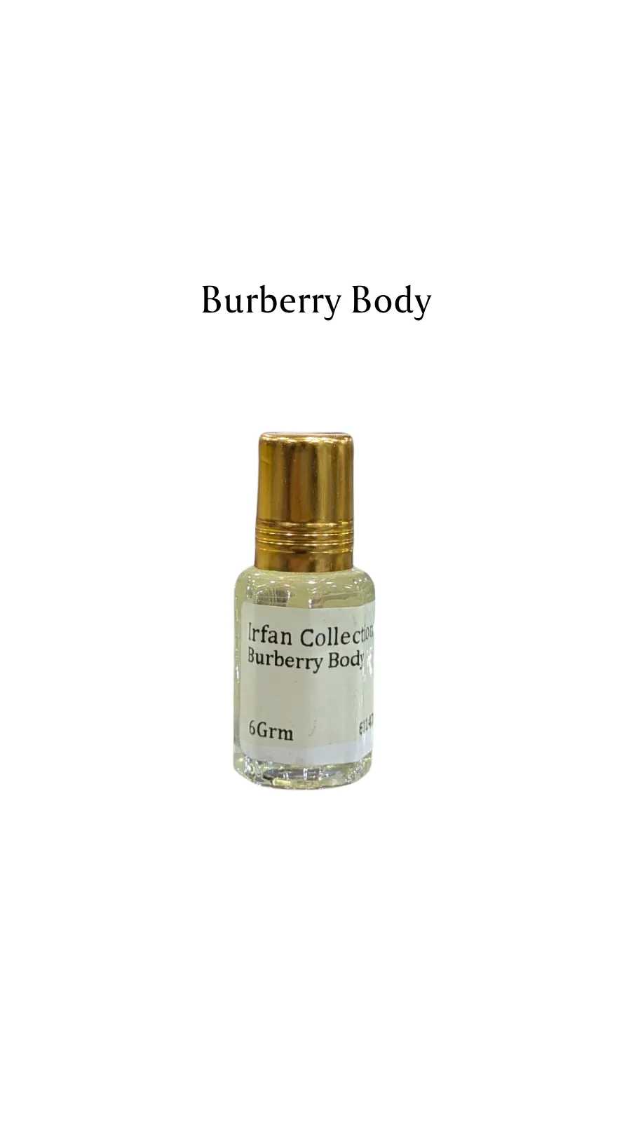Concentrated Perfume Oil Attar Burberry Body French Burberry Charabot 6ML