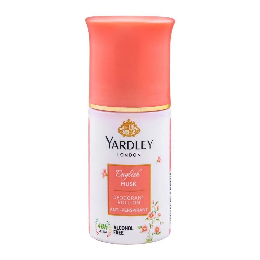Yardley Deodorant Roll On English Musk 50ML