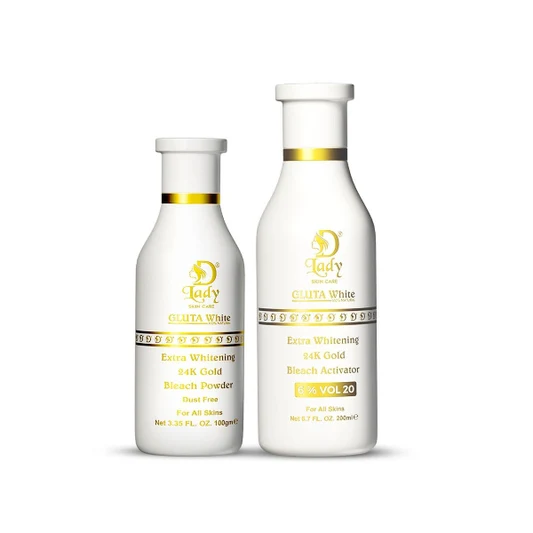 Lady Skin Care Gluta White Skin Polish Set Keep Glowing Forever Gold 100g