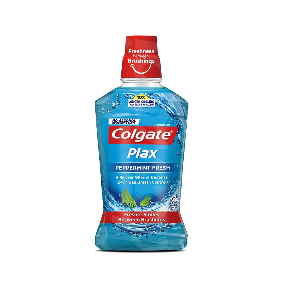 Colgate Mouth Wash Plax Peppermint 500ML