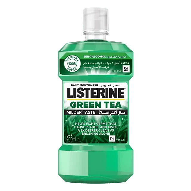 Listerine Mouth Wash Natural Green Tea 500ML