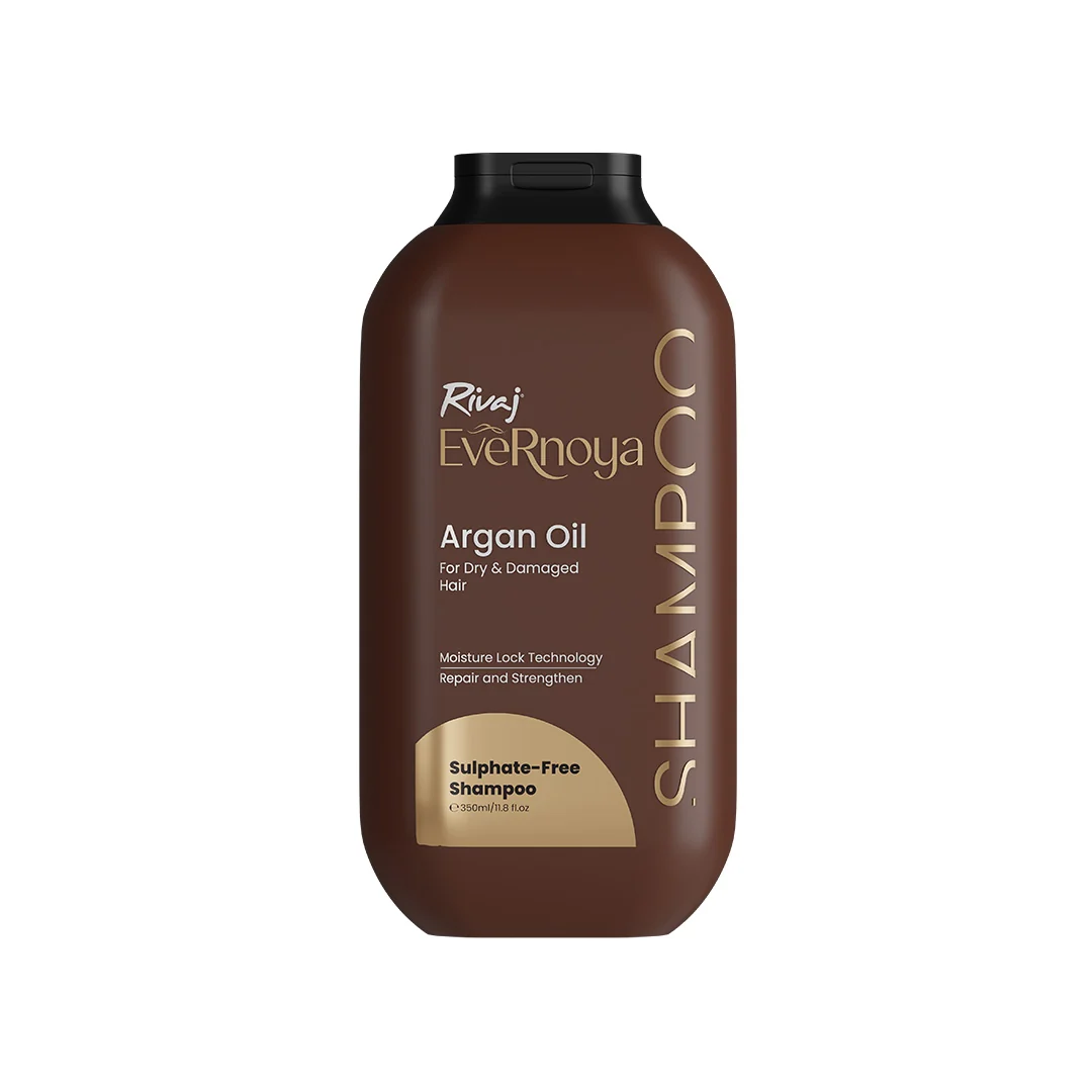Rivaj Evernoya Shampoo Argan Oil Anti Dryness Sulphate Free 350ML