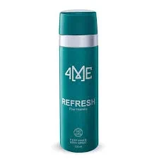 4Me Deodorant Body Spray Gas Free Refresh Pour Homme 120ML