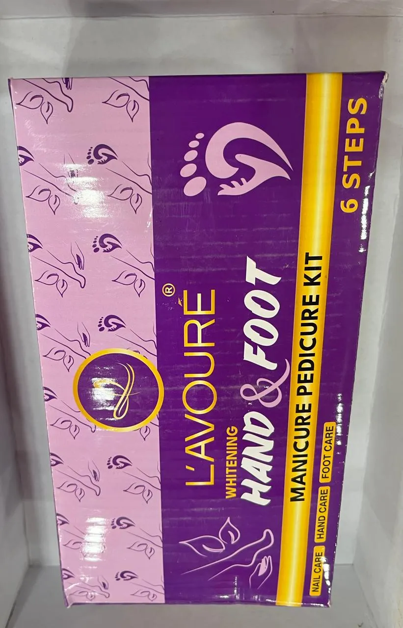 Lavoure Whitening Hand And Foot Manicure Pedicure Kit 6S