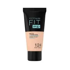 Maybelline Foundation Fit Me Tube 124