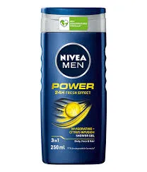 Nivea Shower Gel Body Wash Men Power 250ML