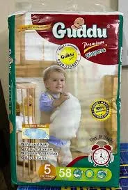 Guddu Diapers 5-XL 58P