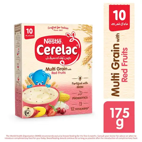 Nestle Cerelac 1+ Red Fruits 175G