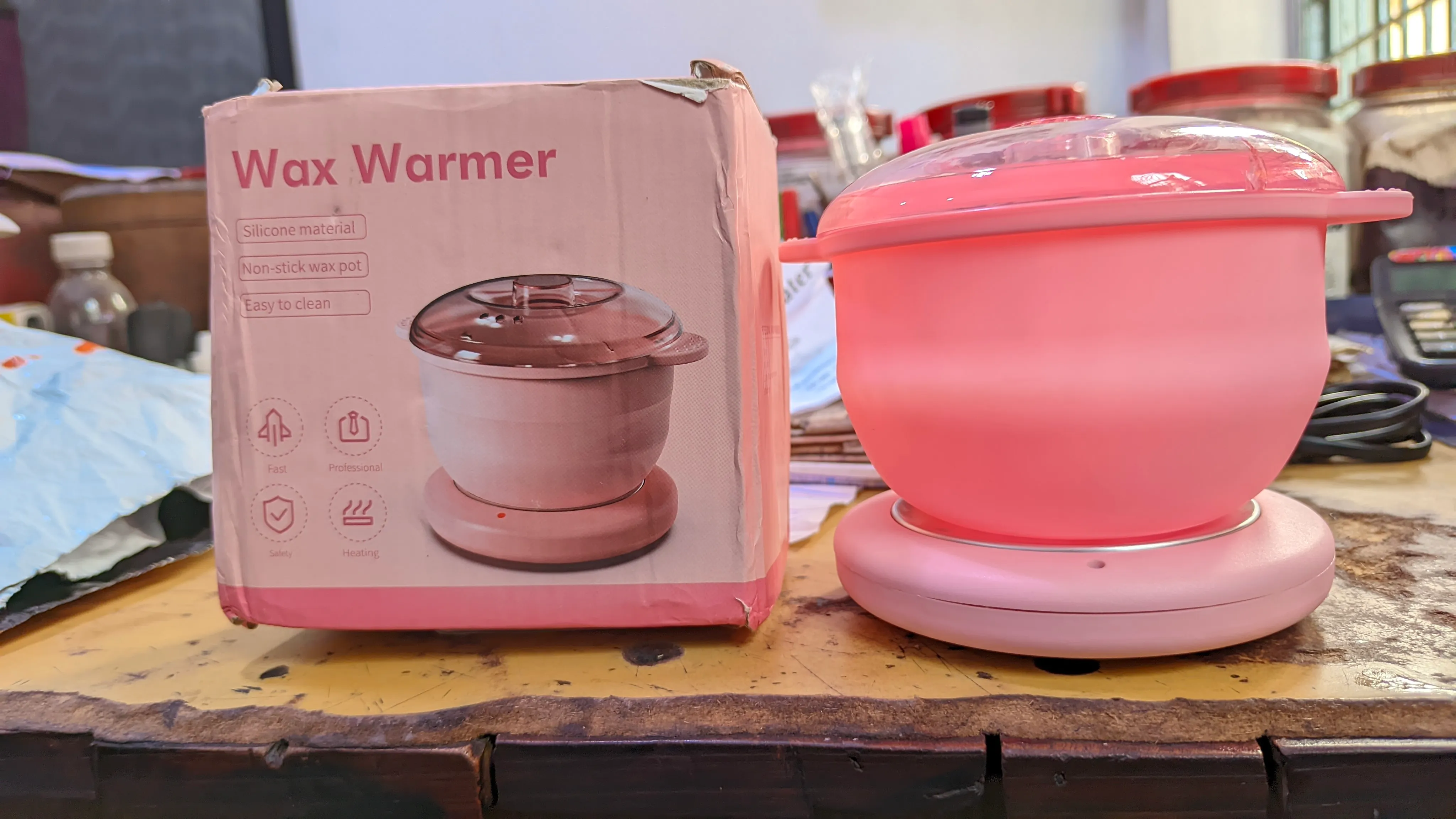 Wax Warmer Pink Non Stick