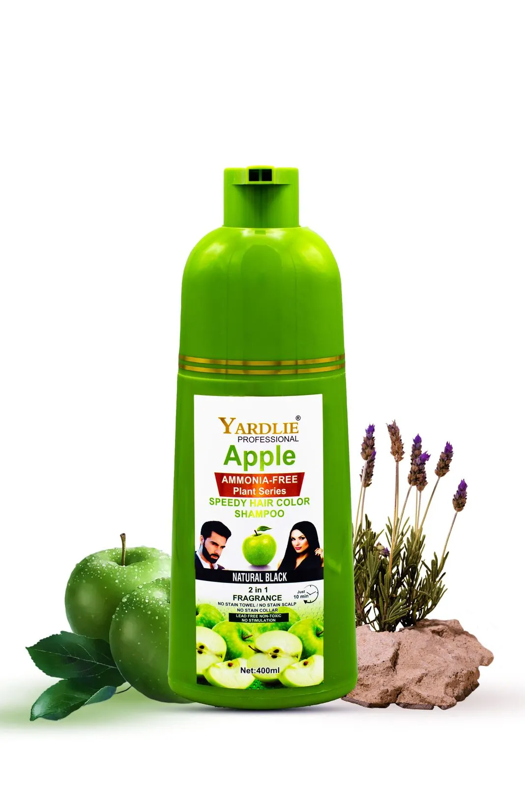 Yardlie Professional Shampoo Apple Hair Colour Dark Brown 200ML
