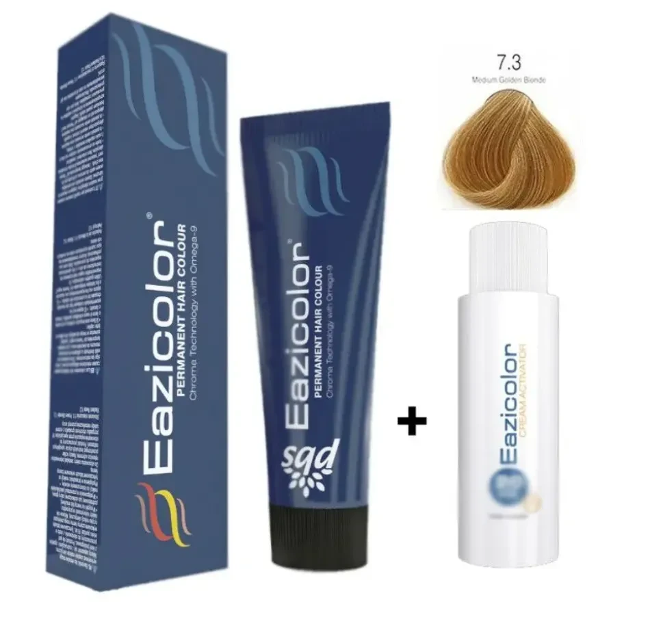 Eazicolor Tube 7.3 Medium Golden Blonde 60ML