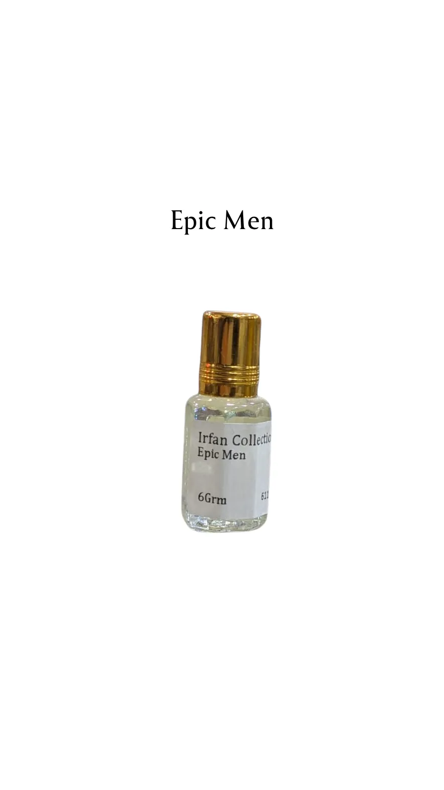 Concentrated Perfume Oil Attar Epic Men Niche Amouage Parfex 6ML