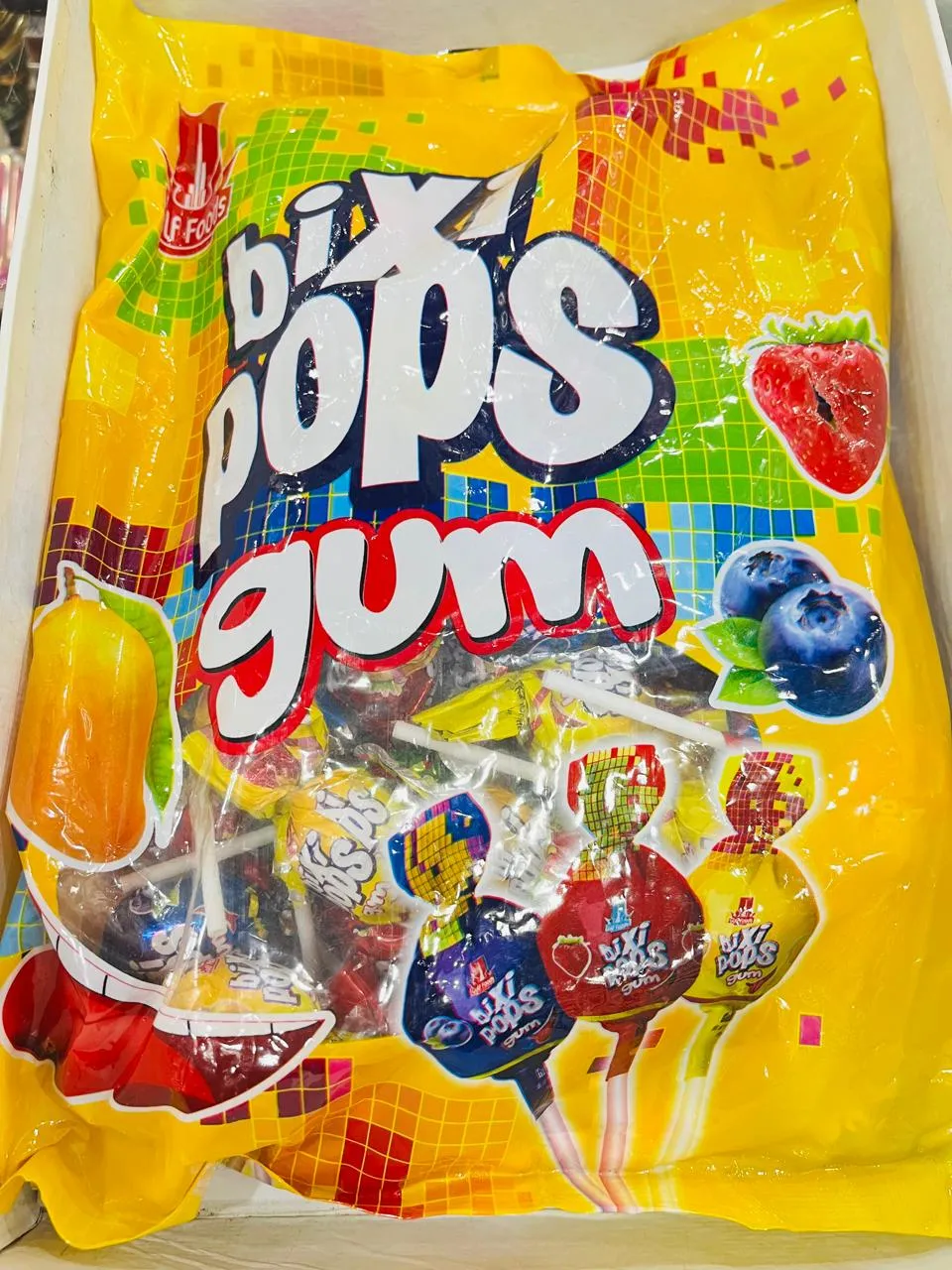 Bixi Pops Gum LollyPop Mix 50P