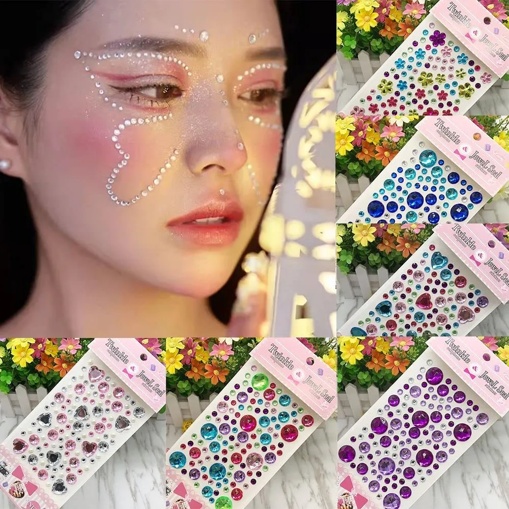 Twinkle Jewel Seal Face Gems Stickers