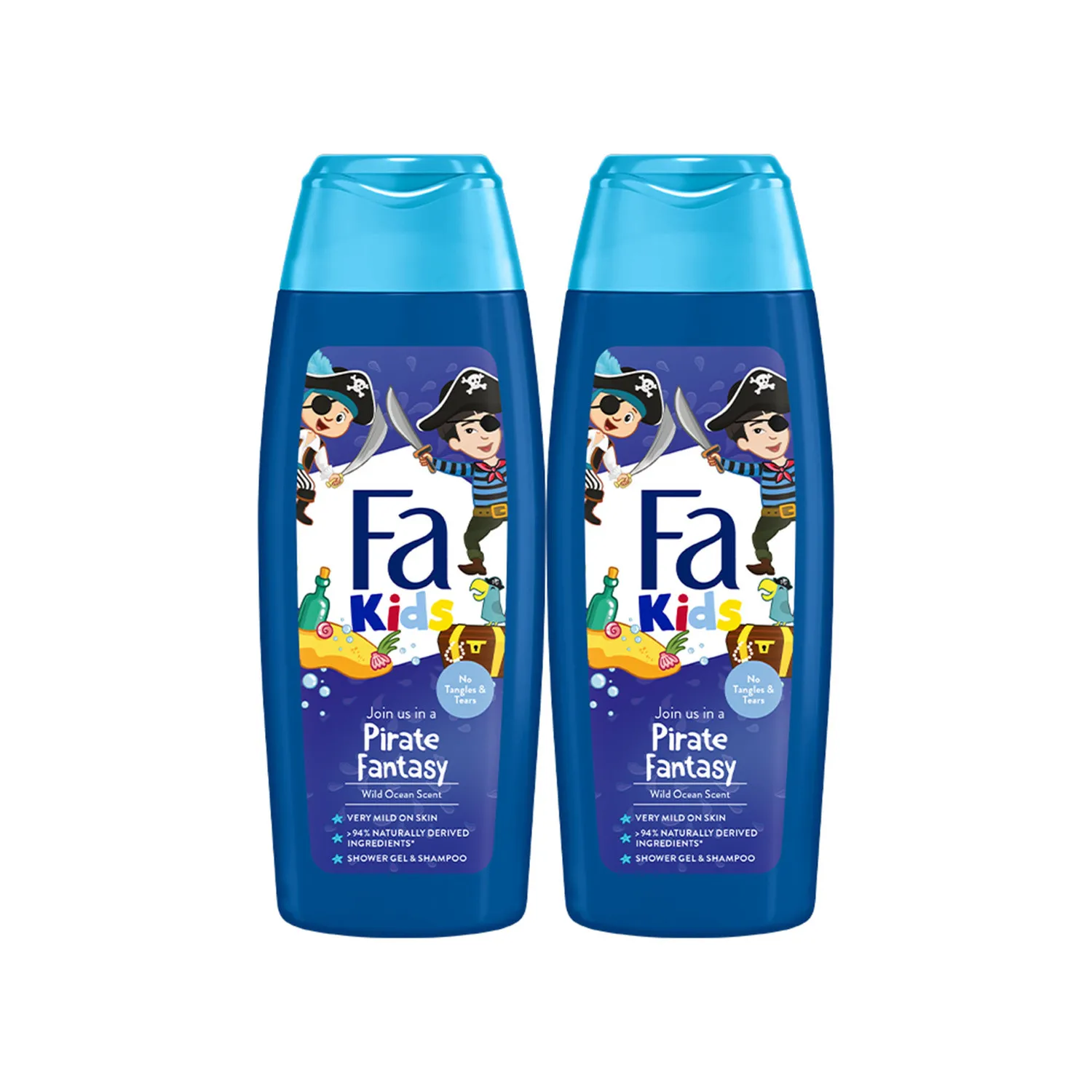 Fa Shower Gel And Shampoo Pirate Fantasy Kids 250ML German