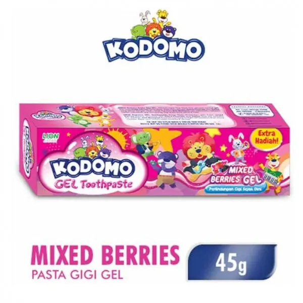 Kodomo Gel Tooth Paste Mixed Berries 45G