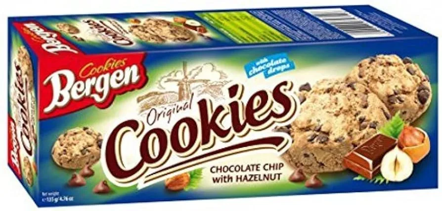Bergen Cookies 0% Sugar Hazelnut 135G