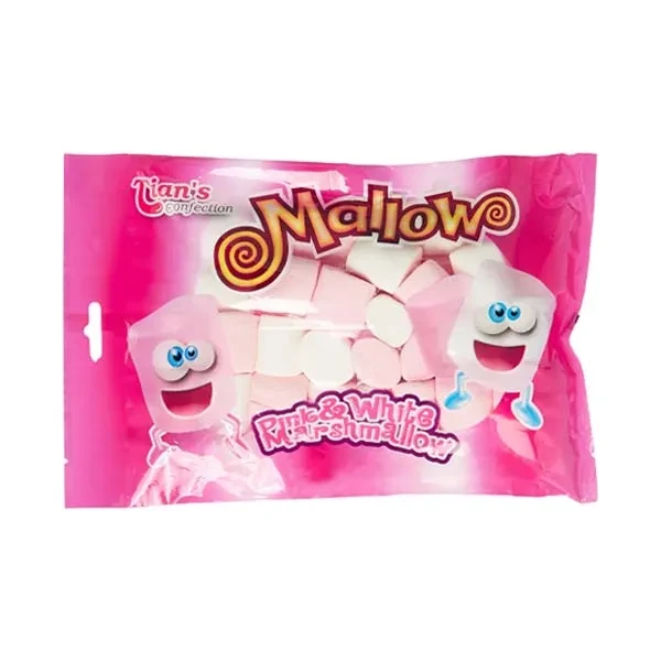 Tians Mallow Pink And White 225G
