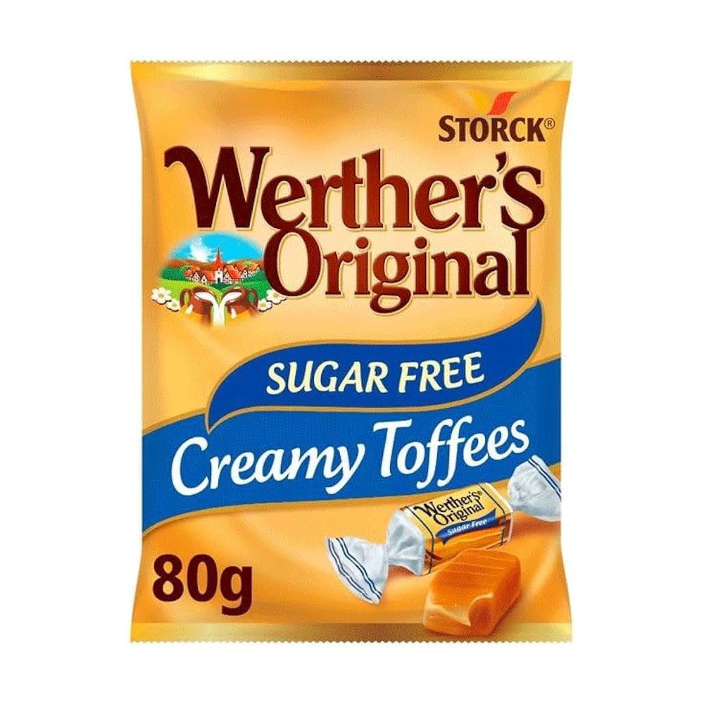Storck Werthers Orginal Toffees Sugar Free Creamy 80G