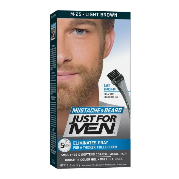 Just For Men Color Beard M-25 Light Brown