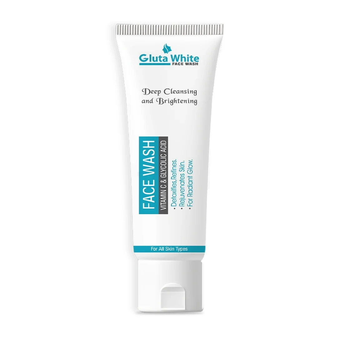 Gluta White Face Wash Lady Skin Care Skin Whitening 100G