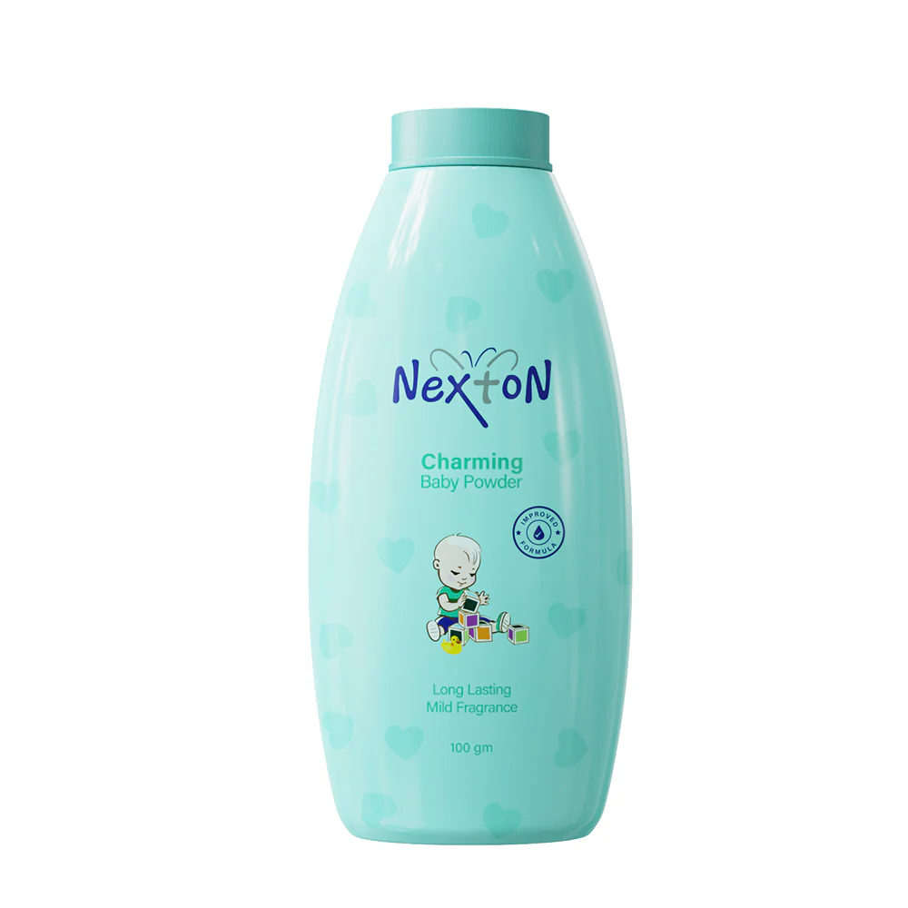 Nexton Baby Powder Green Charming 100g