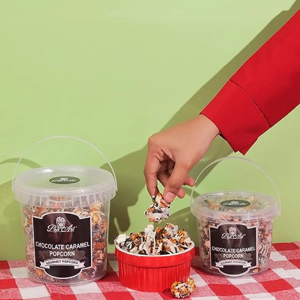Food Town Pop Corn Jar Ready To Eat Chocolate
