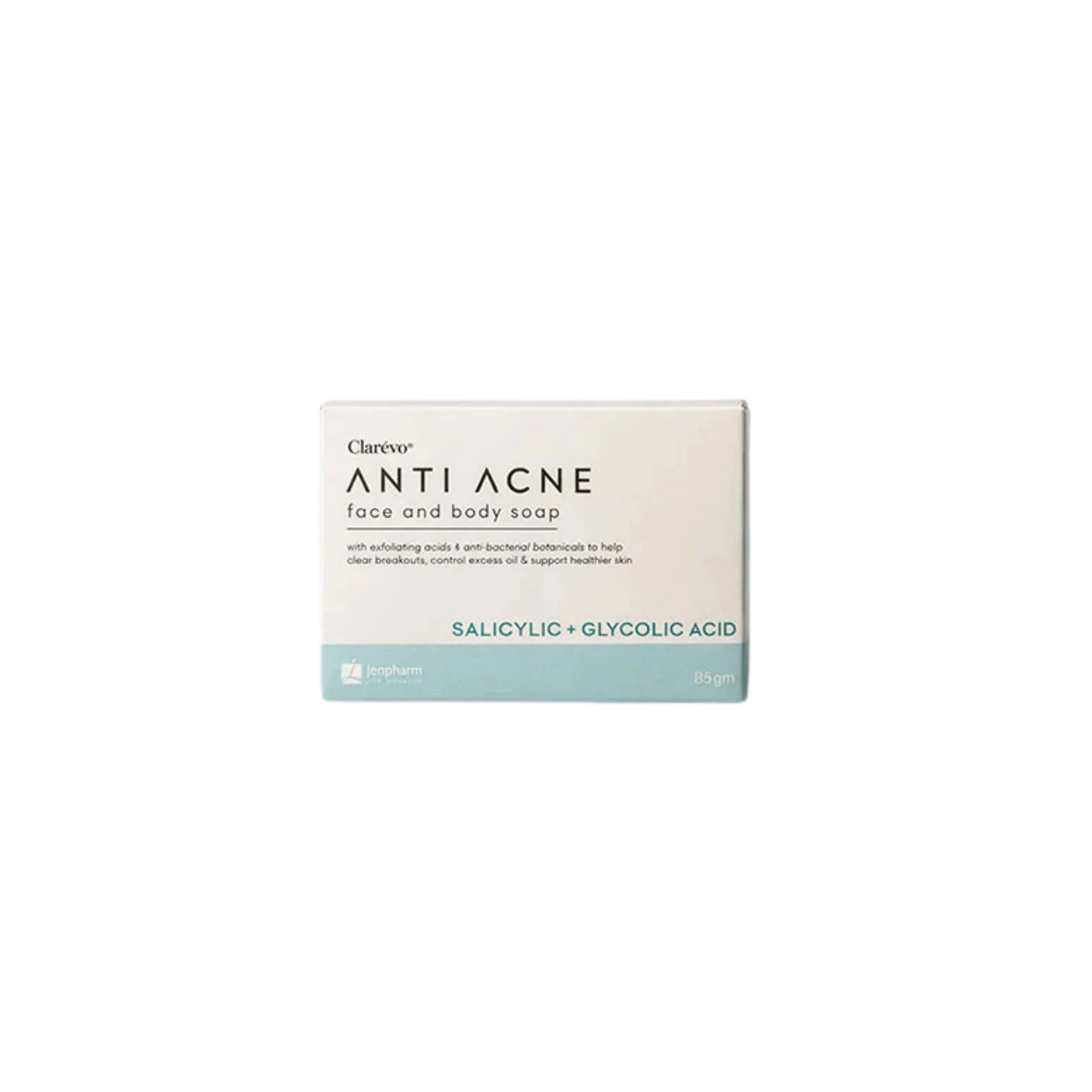 Jenpharm Clarevo Soap Anti Acne Face And Body 85G
