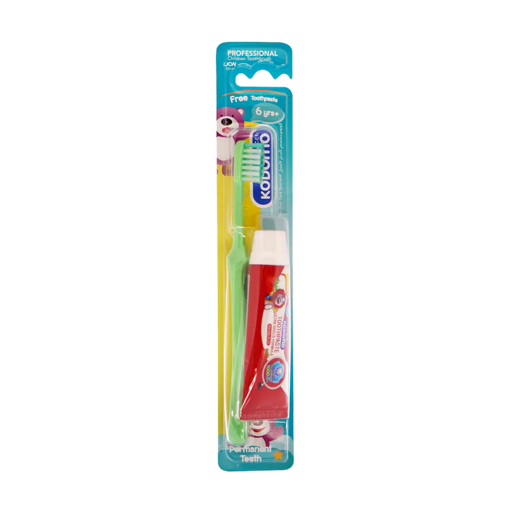 Kodomo Tooth Brush With ToothPaste 3-6 Year