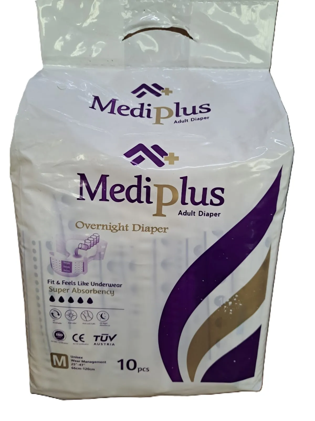 Mediplus Adult Diapers M 10 P