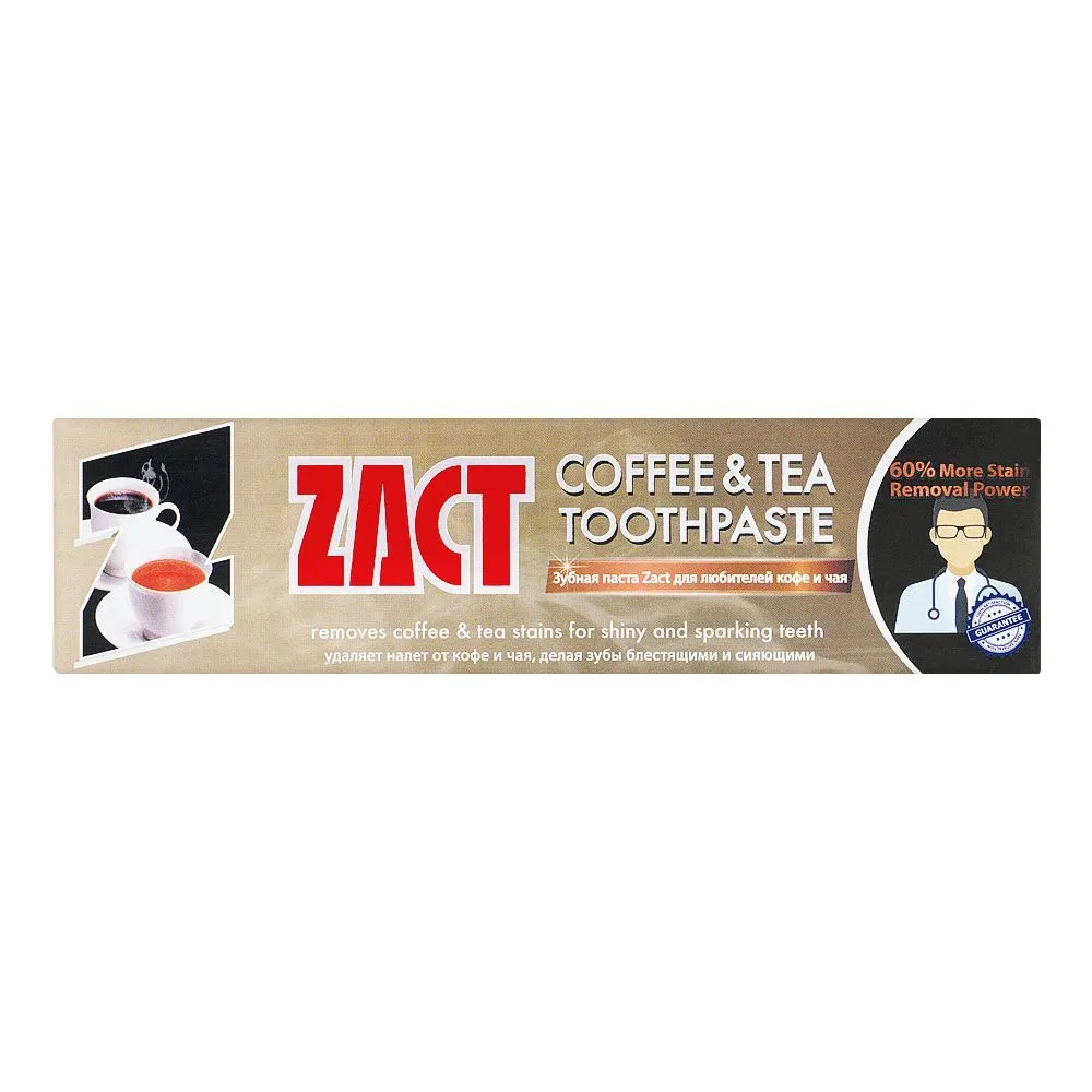 Zact ToothPaste Coffee And Tea 100G