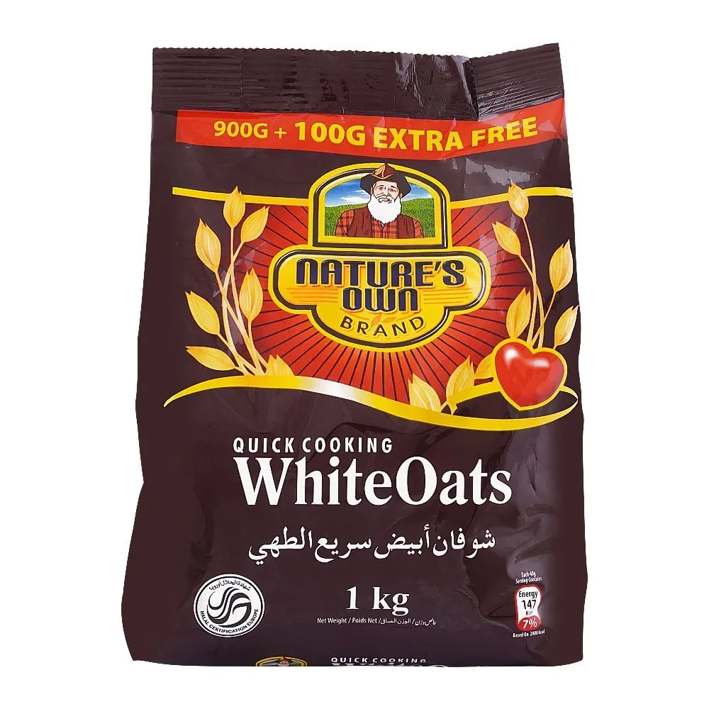 Nature's Own White Oats Packet 1Kg