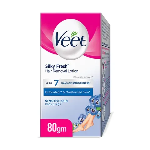Veet Hair Removal Lotion Sensitive Pk 80G