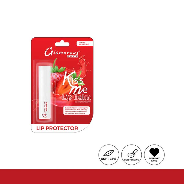 Glamorous Face Lip Balm Kiss Me 1026 Strawberry