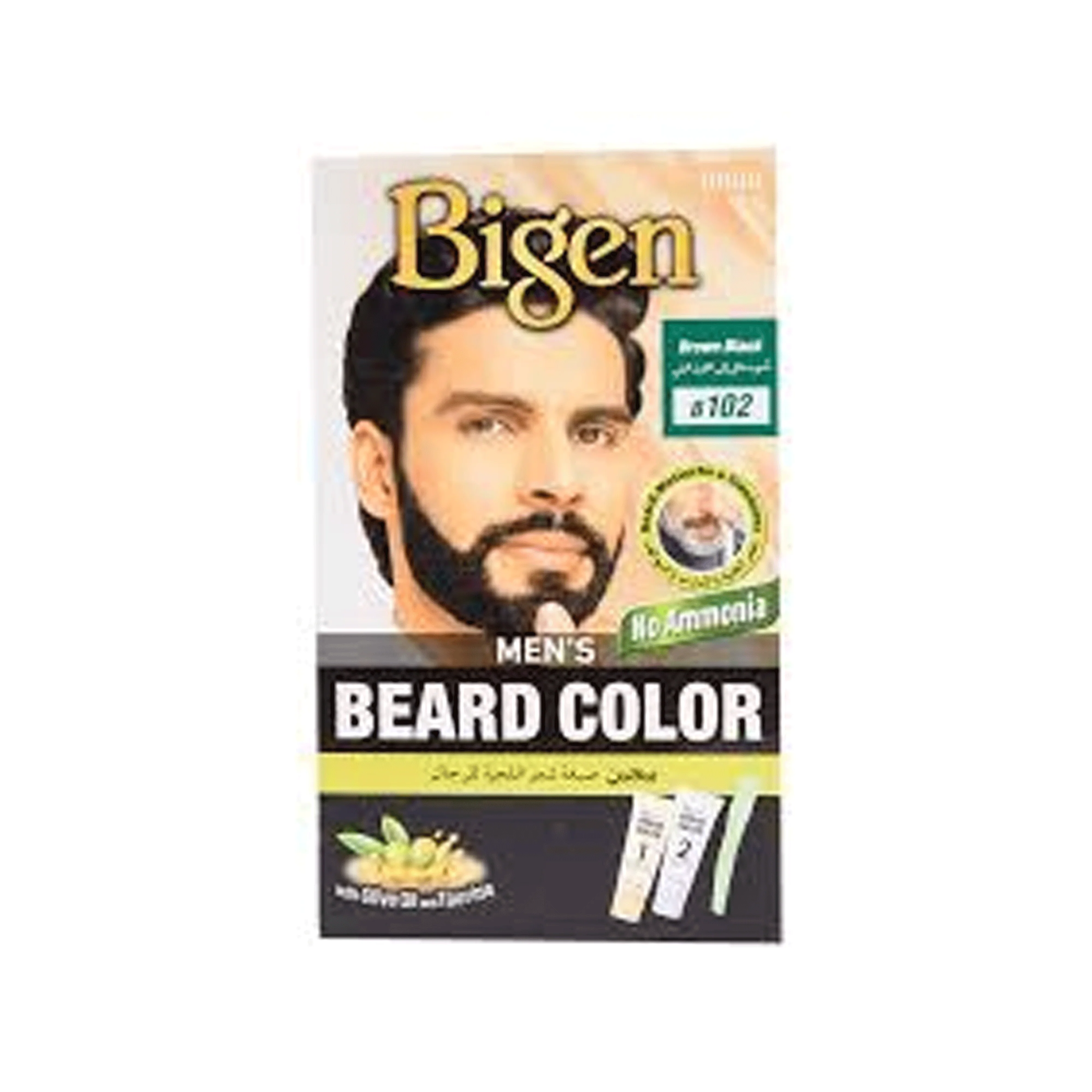 Bigen Men Color Beard Brown Black 102