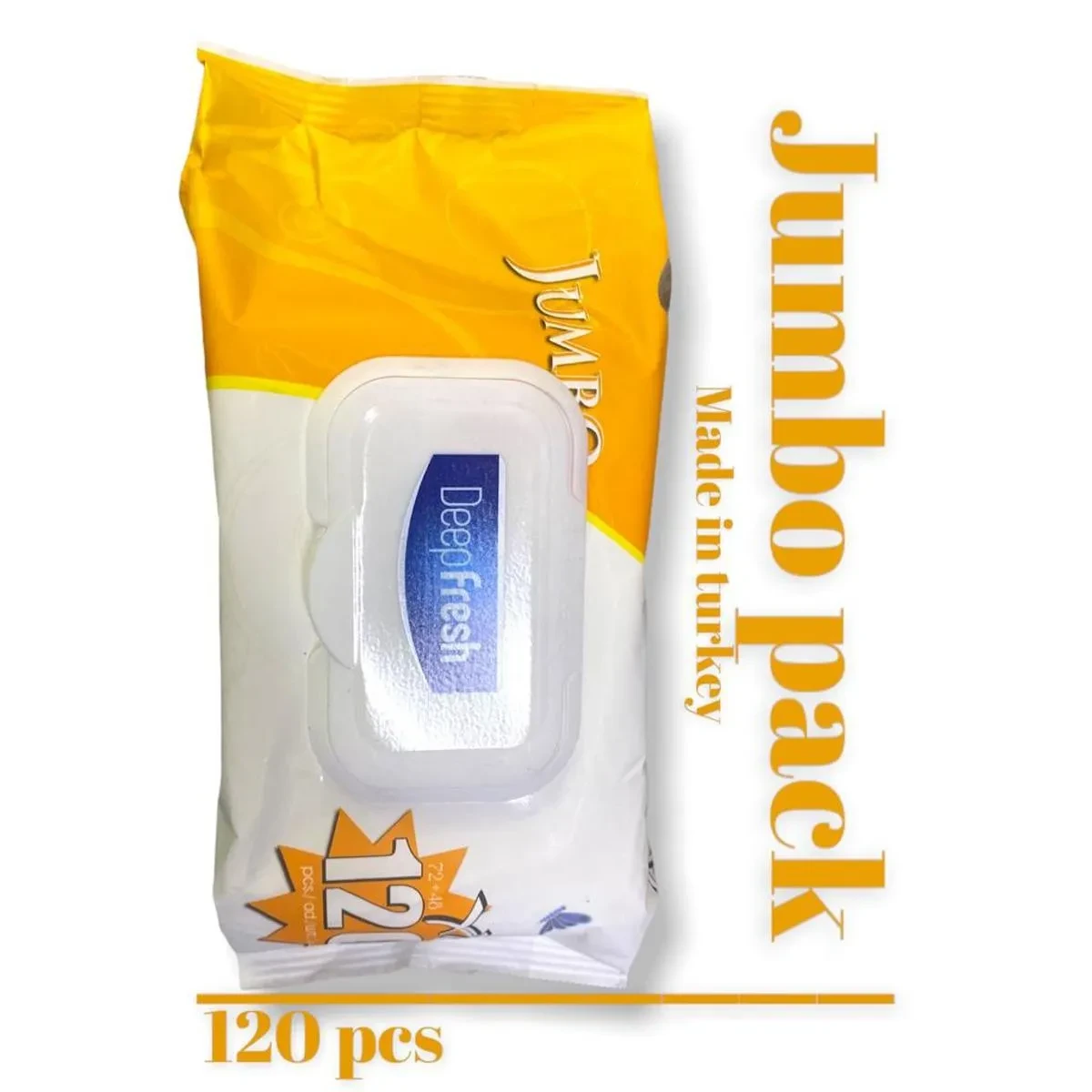 Deepfresh Wipes Yellow 120Pcs