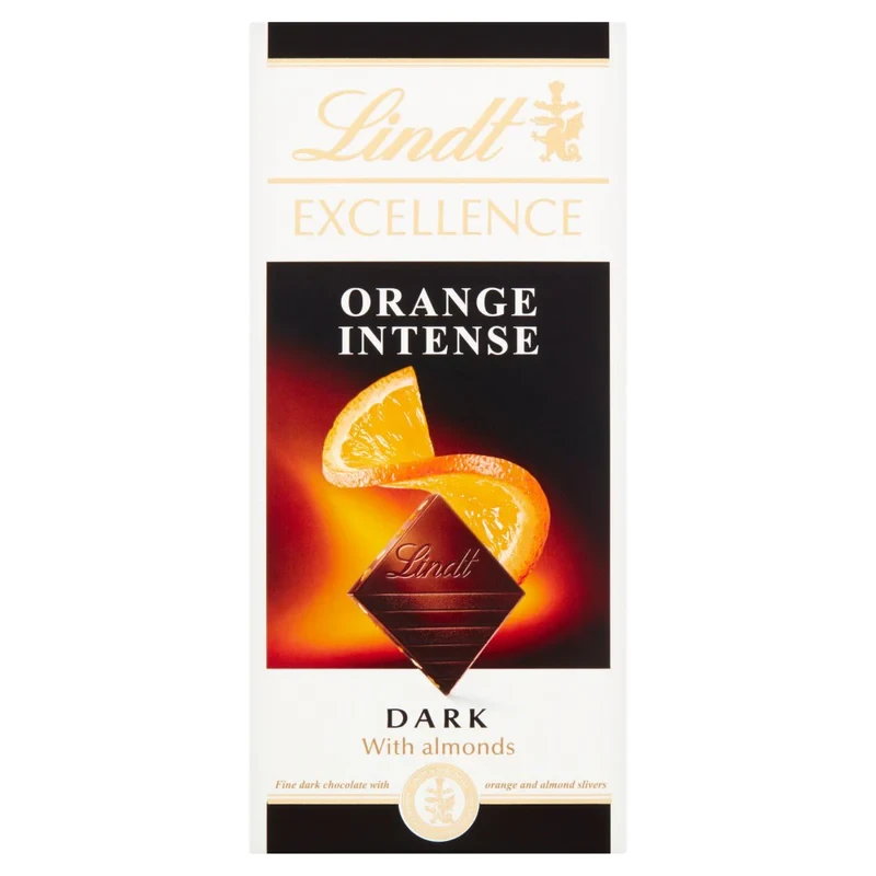 Lindt Chocolate Excellence Orange Intense 100G