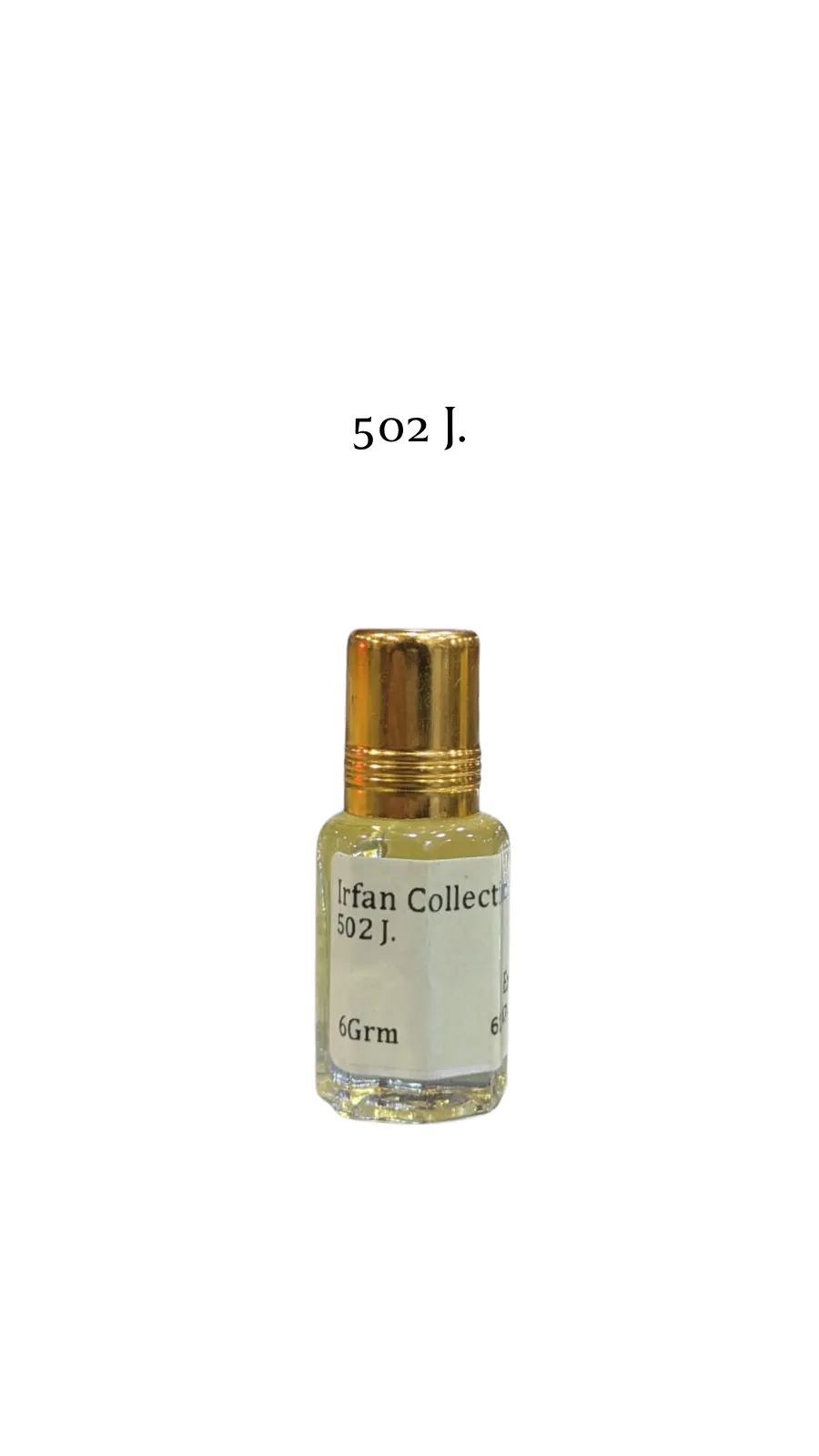 Concentrated Perfume Oil Attar 502 J. French Expressions 6ML