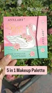 Anylady The Swan Style Make Up Palette Eyeshadow Blusher Lipstick Eyebrow Powder Highlighter 56gm