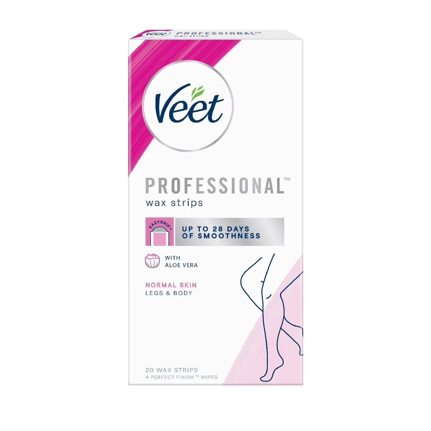 Veet Wax Strips 20S Normal Skin France