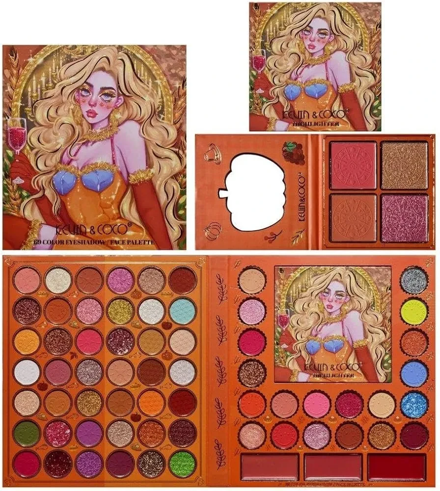 Kevin And Coco Face Palette 69Colors